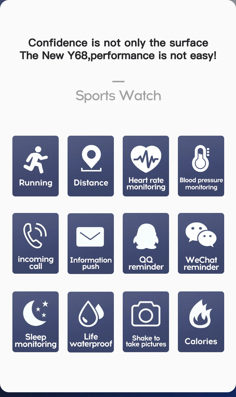 Wireless Smart Watch, Suitable For Men And Women